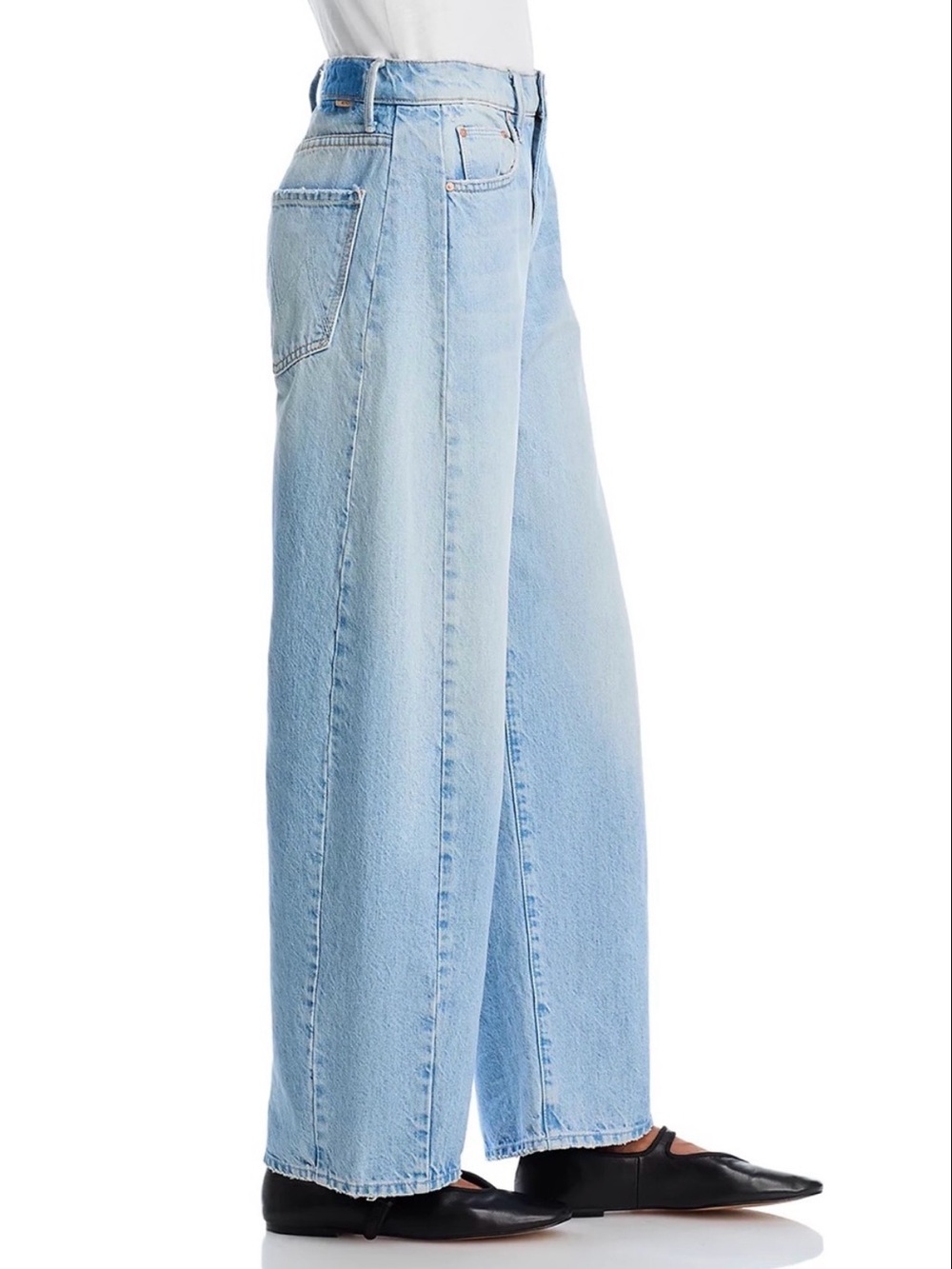 MOTHER SUPERIOR Jeans Full-Pipe Flood Back Pedal Blue Size 28 - Picture 14 of 14